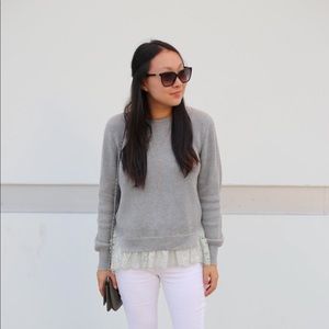 Anthropologie Lace Sweater